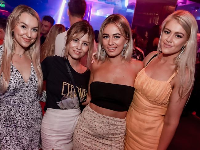Rachael Quinn, Demelza Button, Jamie Boller and Maddison Archer.
