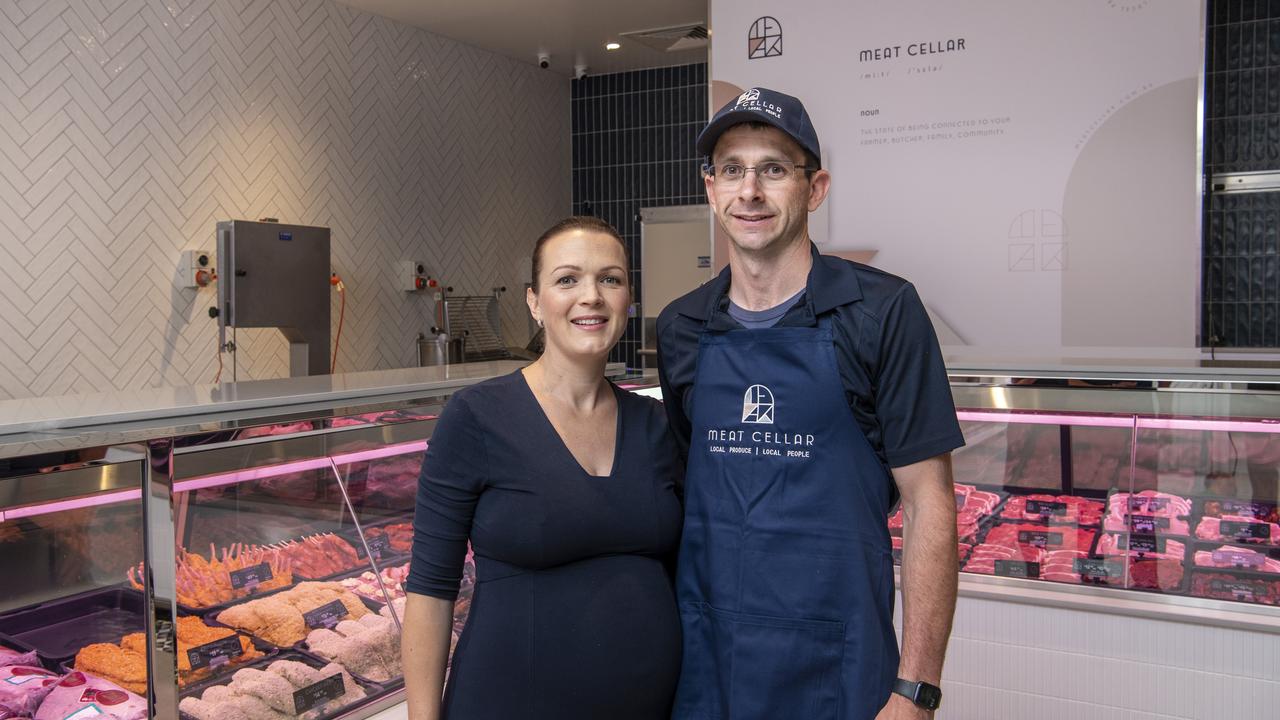 Michelle and Luke Jensen and their new store the Meat Cellar.