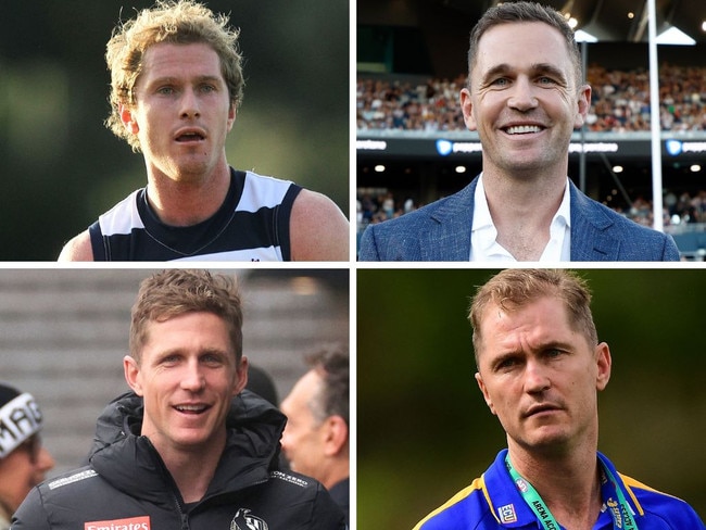 Pictured all four Selwood brothers: Troy (top left), Joel (top right), Scott (bottom left) and Adam (bottom right).