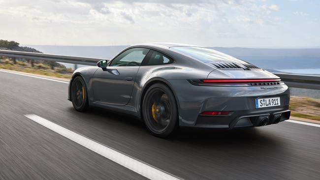 The 911 GTS T-Hybrid hits 100km/h in 3.0 seconds. Picture: Supplied