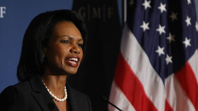 US Secretary of State Condoleezza Rice pictured in 2008.​