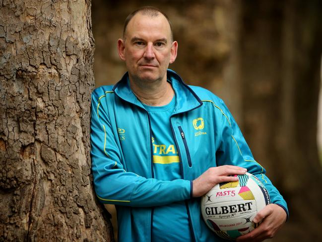 26/10/2017: Rob Wright was one of Australia's most renowned netball coaches, but resigned suddenly in June. He continues to coach as an assistant for the national Fast 5 team. Picture: Stuart McEvoy for the Australian.