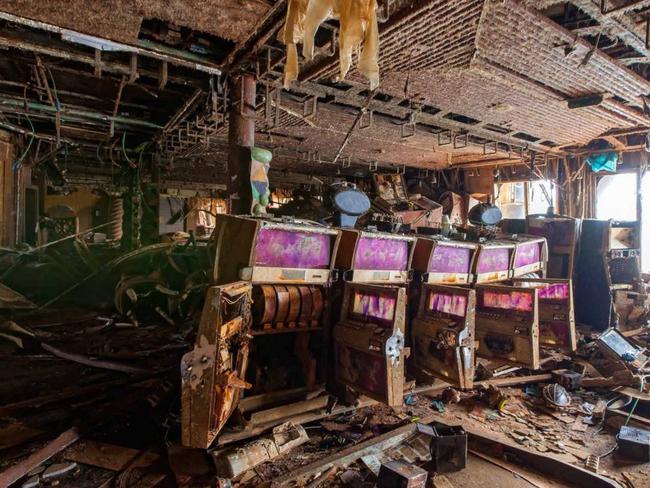 Eerie photos of the Costa Concordia that sank in 2012. Picture: Jonathan Danko Kielkowski