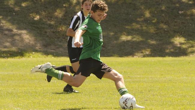 Action from the North Coast Football Clarence under-14 grand final between Maclean Bobcats and Yamba Breakers.