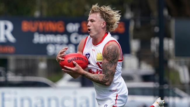 Jared Crosbie in action for Northern Bullants. Picture: Valeriu Campan