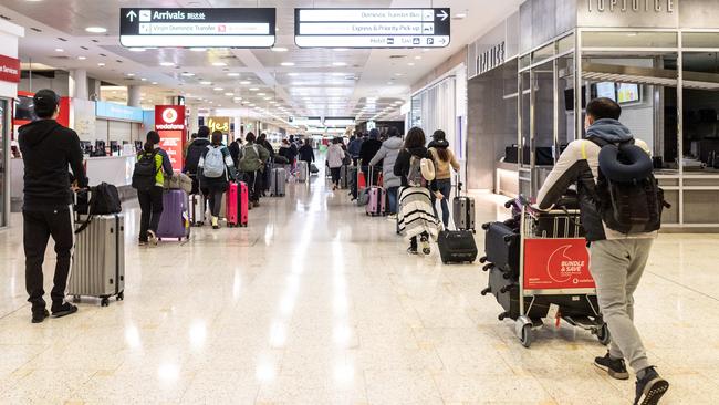 Sydney International Airport. Picture: Monique Harmer