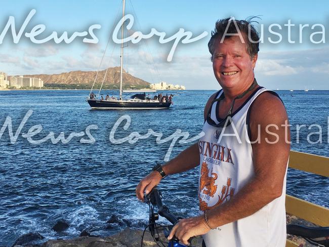 Shenanigans crewman Jeff Hassell (pictured) was excited to be asked by the Nikolics to crew on an all-expenses paid sailing holiday through the Pacific. Picture: Jeff Hassell.