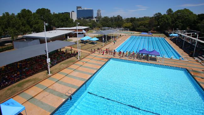 The Olympic-sized pool was opened in 1959.