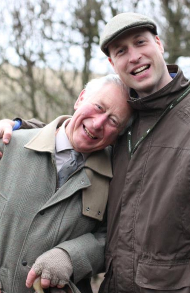 Prince William and Prince Charles.