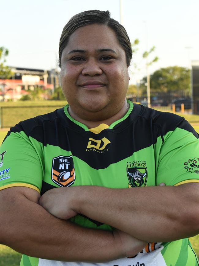 NRL NT Palmerston women's star Ruti Tagiloa. Picture: (A)manda Parkinson