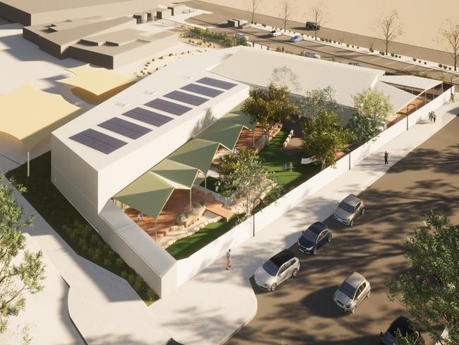 Architectural render of a new Catholic childcare centre to be built at Austral. Picture: Supplied