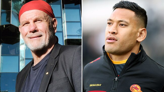 Peter FitzSimons should review some of his previous comments before beginning another rant over Israel Folau. Picture: Mark Wilson/Getty Images