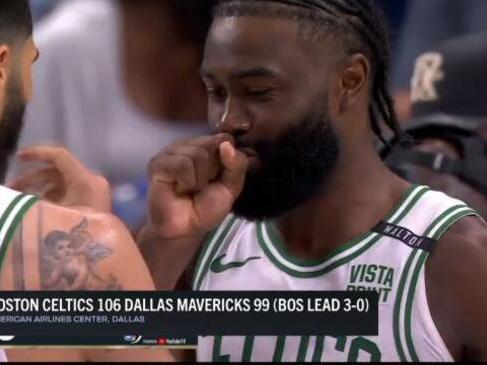 Celtics hold off Mavs to take 3-0 lead
