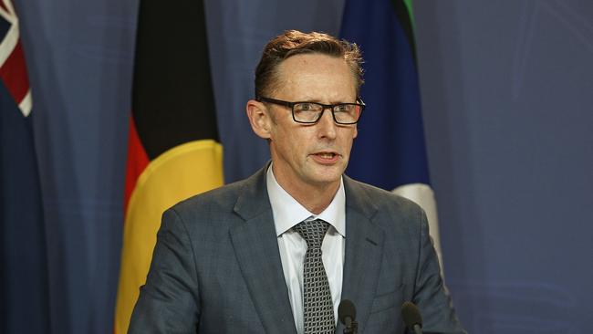 SYDNEY, AUSTRALIA - NewsWire Photos December 12, 2024: Assistant Treasurer Stephen Jones.  The new News Media Bargaining Code is   announced in Sydney by Assistant Treasurer Stephen Jones and Communications Minister Michelle Rowland. Picture: NewsWire / John Appleyard