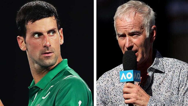 Novak Djokovic says Australian tennis great Margaret Court has a right to voice her opinion, after she came under fire from John McEnroe and Martina Navratilova.