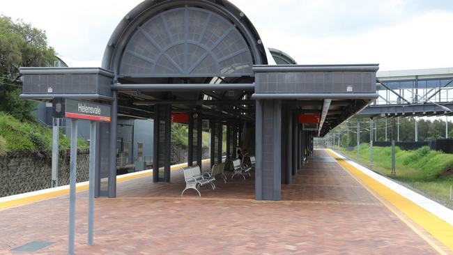 Helensvale Station. Picture: Glenn Hampson