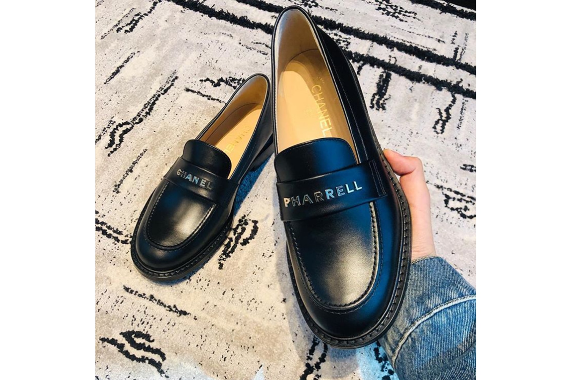 Pharrell hot sale chanel shoes