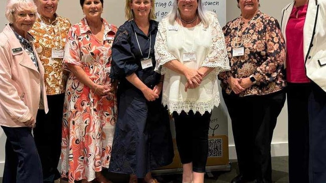 The new Queensland executive committee of the Australian Local Government Women’s Association (from left) Jan Clifford, Julie Wright, Fina Vasta, Edwina Farquhar, Dolly Jensen, Karen May and Natalia Willcocks.