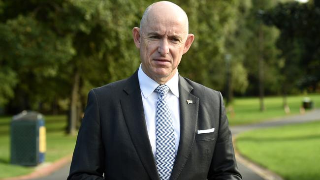 Stuart Robert, Federal Minister for Employment, Workforce, Skills, Small and Family Business, pictured in the Fitzroy Gardens in Melbourne. Picture: NCA NewsWire / Andrew Henshaw