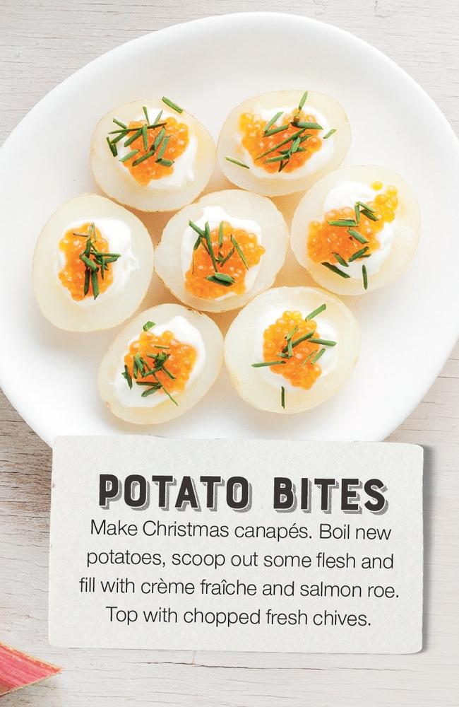 Potato bites … so please shut the gate. Great party nibbles.