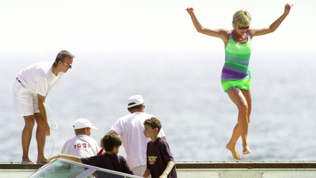 Diana, Princess Of Wales in St Tropez in the summer of 1997. Picture: Michel Dufour/WireImage