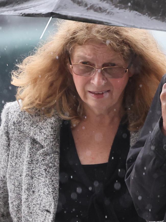 Janine Lusher outside court. Picture: NCA NewsWire / David Mariuz