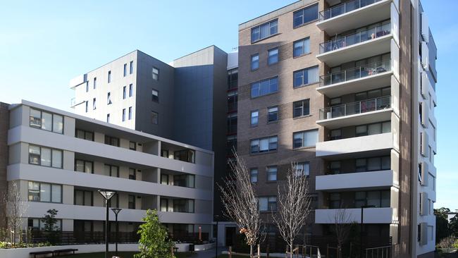 The Molten Avenue building at Macquarie Park. Picture: AAP/ Danny Aarons