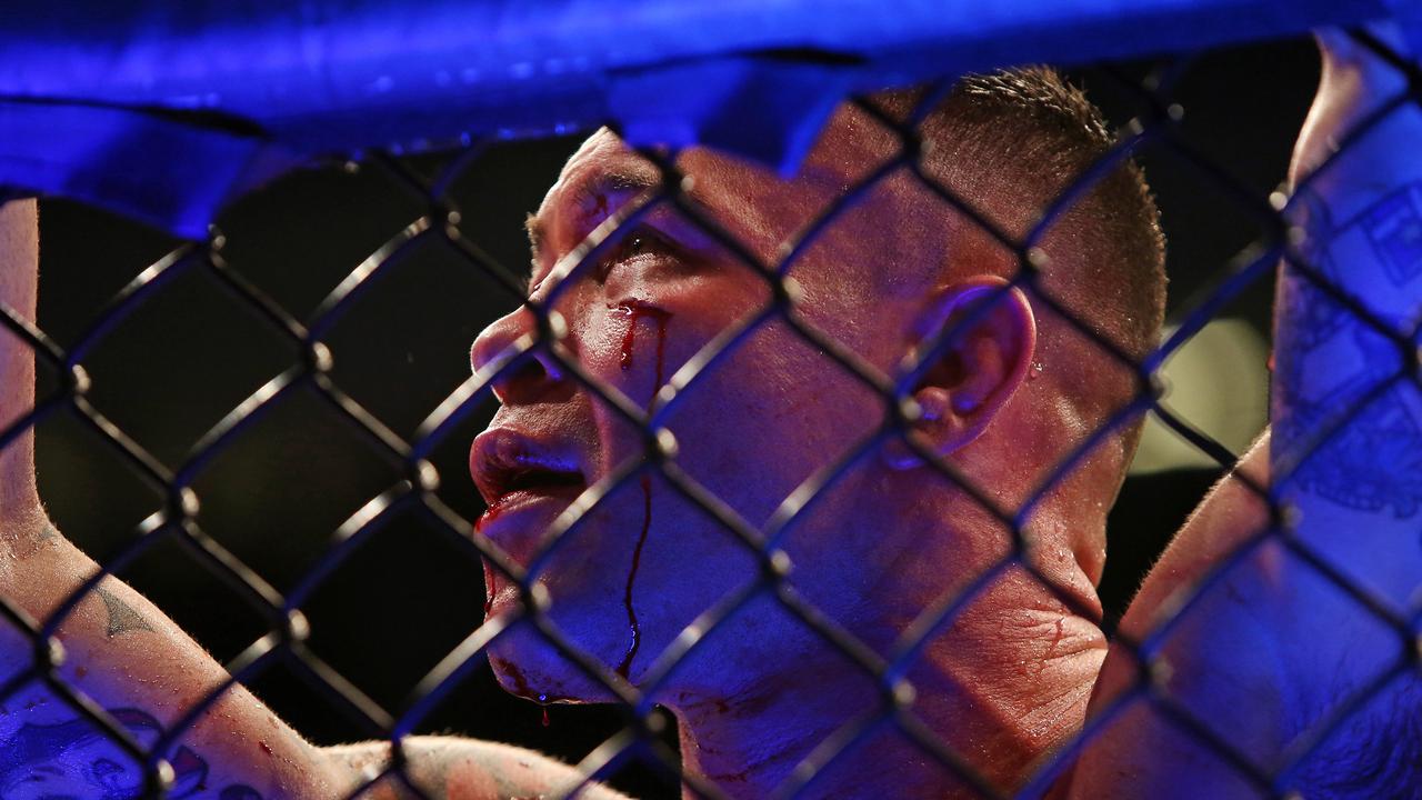 Pictured is UFC fighter Colby Covington following his loss to Kamaru Usman at UFC 245 in Las Vegas. Picture: Richard Dobson