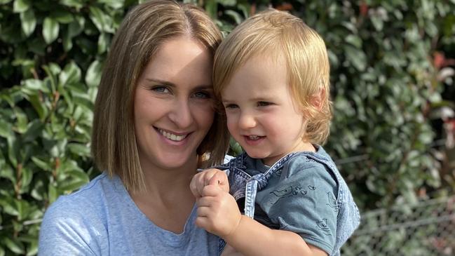 Shepparton mum Emily Hepner with her son Mason. Picture: Supplied