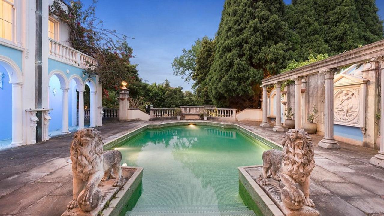 The original colonnaded pool at Cloyne reflected 1920s grandeur, designed to impress guests with its symmetry, scale and Romanesque detail.