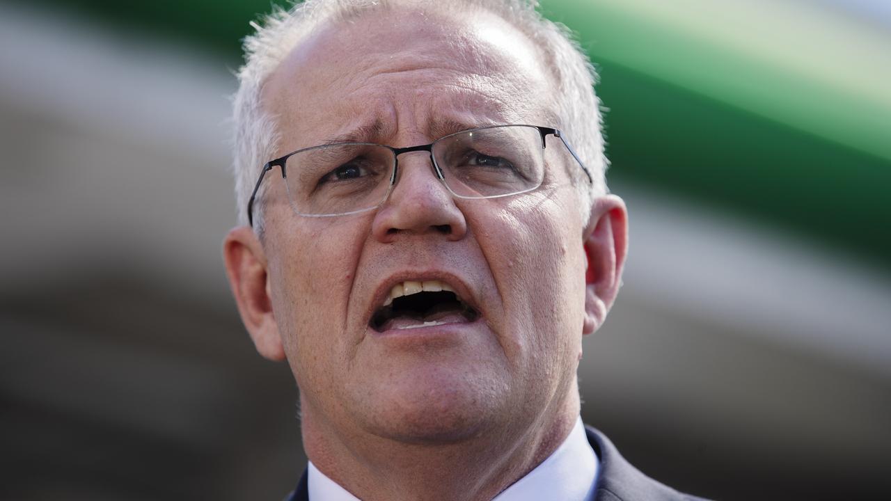 Prime Minister Scott Morrison has fired back at allegations he short-changed NSW flood victims. Picture: Nikki Short/NCA NewsWire