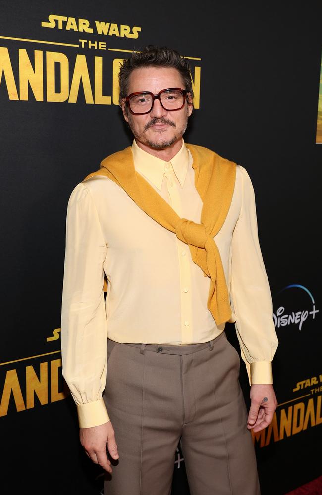 Pedro Pascal’s shows are dominating streaming right now. Picture: Jesse Grant/Getty Images for Disney