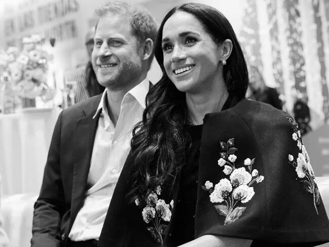 Harry and Meghan were spotted out and about last month at the Kinsey African-American Art & History Collection. Picture: @msayles/The Kinsey Collection/Instagram