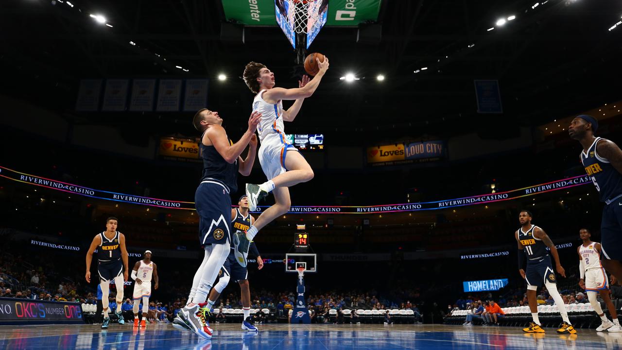 Josh Giddey is going from strength to strength in the NBA. Picture: Zach Beeker/NBAE via Getty Images