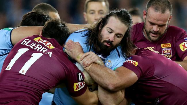 Aaron Woods was immense but didn’t get enough support. .Picture Gregg Porteous