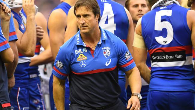 Western Bulldogs coach Luke Beveridge.