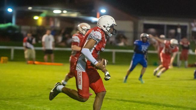 Mackay Gridiron vs Townsville Cyclones at West Tiger Park Walkerston. Saturday 20 January 2024 Picture:Michaela Harlow