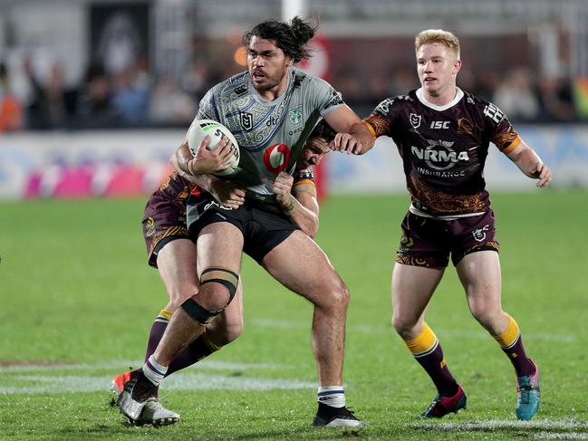 Tom Dearden playing against the Warriors in Round 11 2019 - the last time he won a game in the NRL. Picture: AAP Image/David Rowland