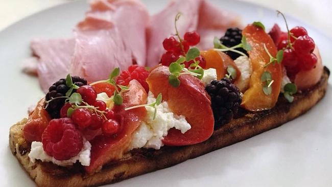 Orwells Coffee’s seasonal market fresh toppings on toast. Picture: Facebook