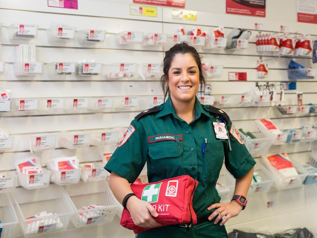 19. Emily Mangione (2012) - paramedic. She won Northern Territory southern region paramedic of the year in November last year. Was also a representative soccer player. Picture: YVETTE JEWELL