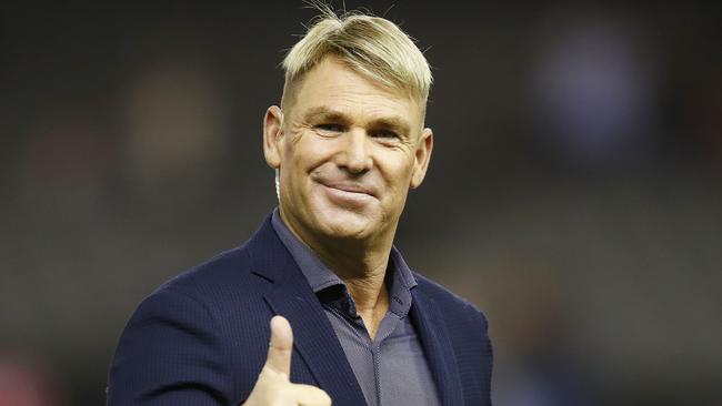 Warne took a role as a commentator after retiring from the game. Picture: Daniel Pockett/Getty Images