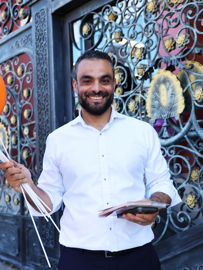 Independent Candidate for Blaxland Ahmed Ouf. Picture: Tim Hunter.