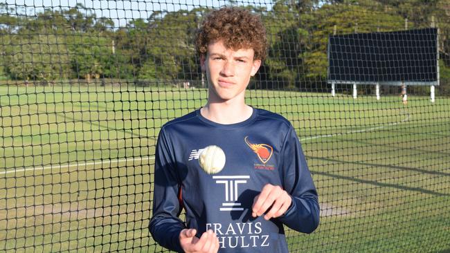 Ashton Schultz has been uncovered as one of the Sunshine Coast Scorchers Lord's Taverners players to watch. Picture: Eddie Franklin