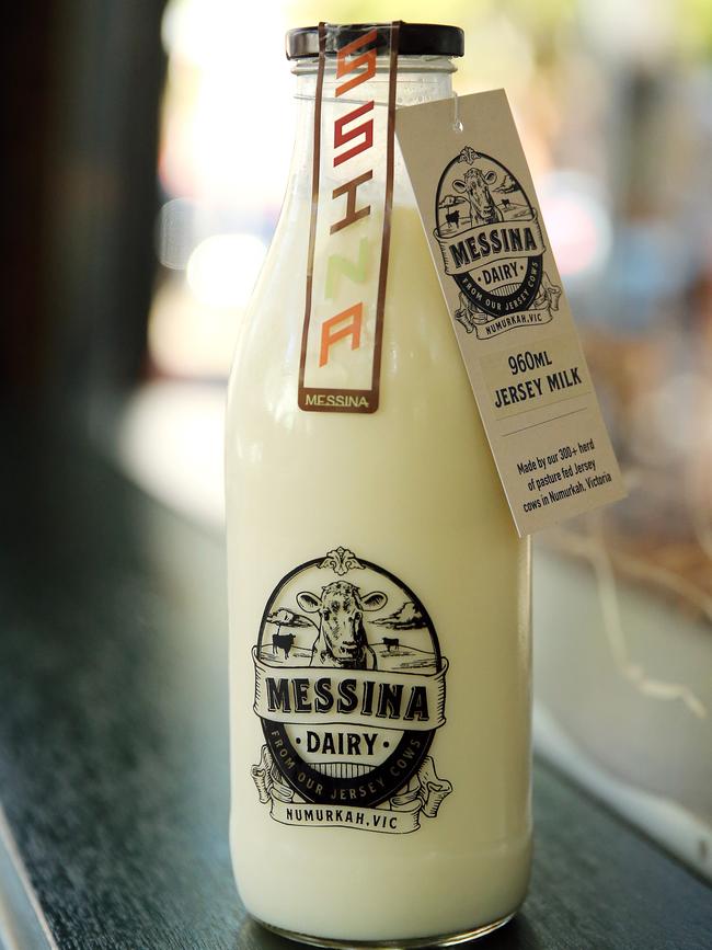 The Gelato Messina milk with 7 per cent fat.