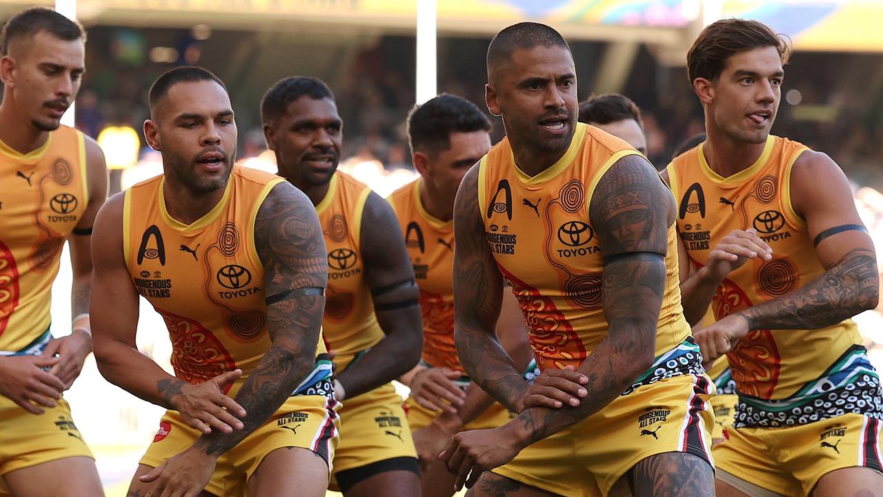 The moment delighted the footy world. (Photo by Paul Kane/Getty Images)