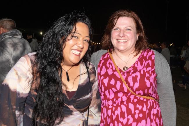 Melanie Kemp and Jen McPherson at Legends on the Lawn at Harrup Park Country Club.Picture: Michaela Harlow