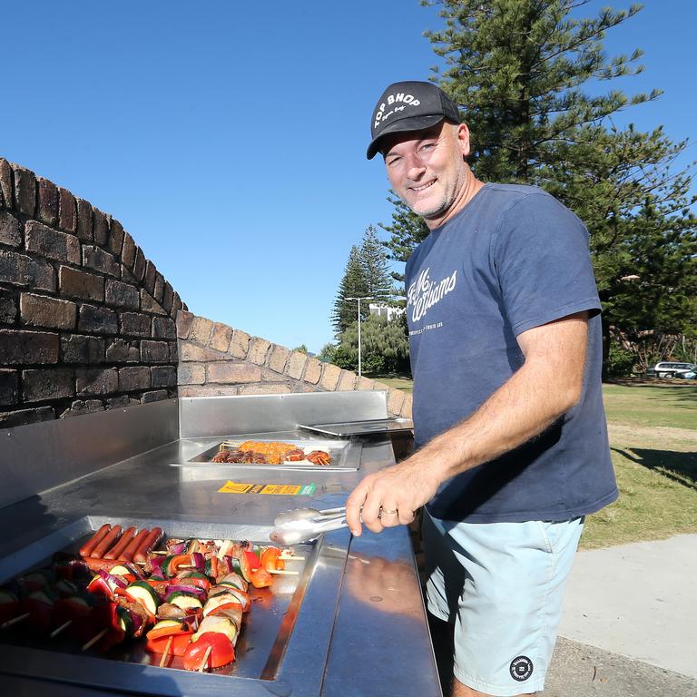 Cooking up a storm is Luke Rytenskild.