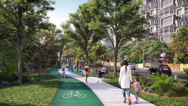 More shared paths would be provided, according to the Department of Planning