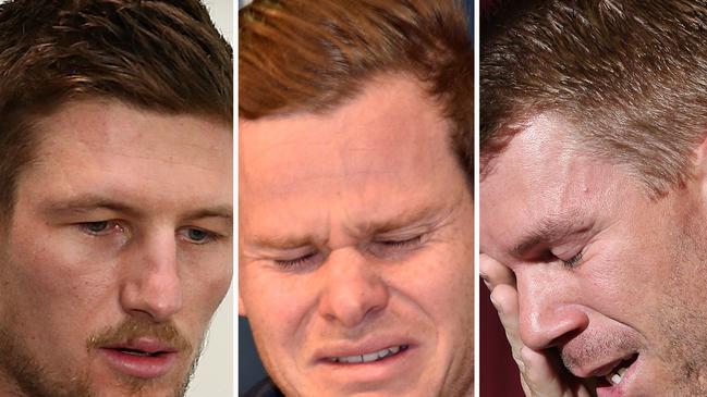 Cricket Australia is unlikely to lift bans on Cameron Bancroft, Steve Smith and David Warner. Picture: AFP