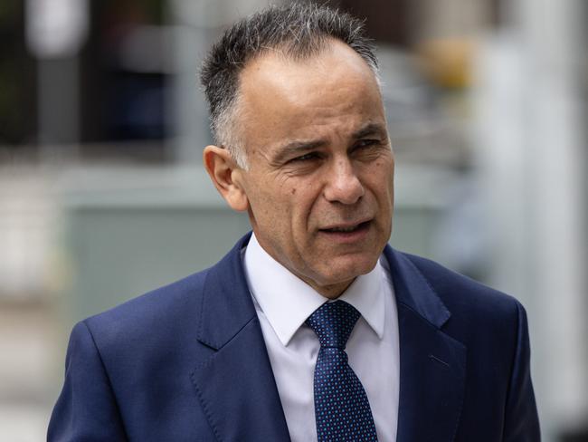 MELBOURNE, AUSTRALIA - NewsWire Photos - 4 OCTOBER 2024: Victorian Opposition leader John Pesutto arrives at the Federal Court of Australia. Picture: NewsWire / Diego Fedele